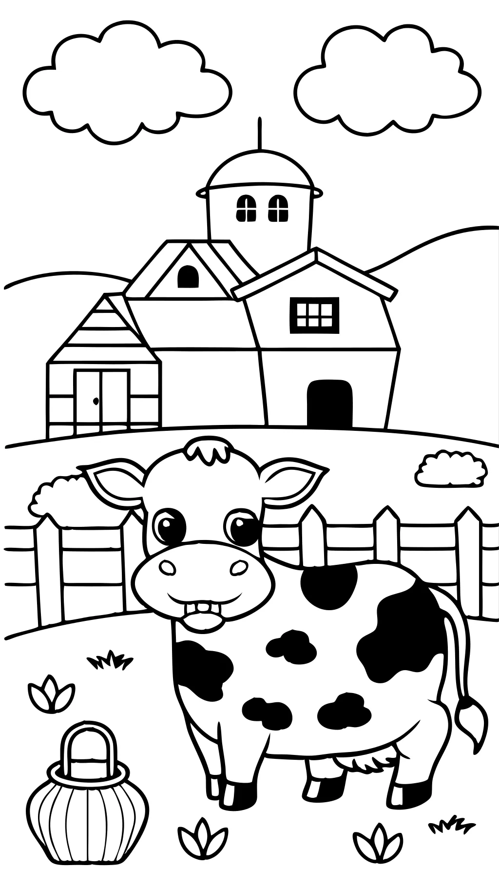 coloriages de vaches